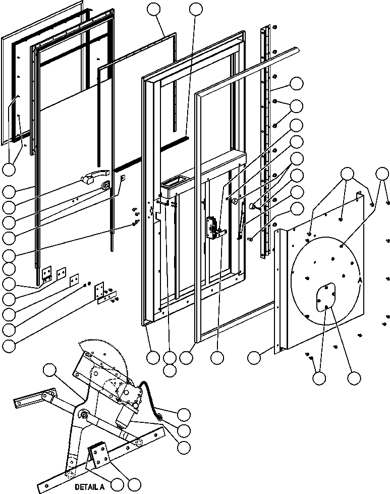 BRACKET, WINDOW LIFT (OUTER) SM2833 KOMATSU