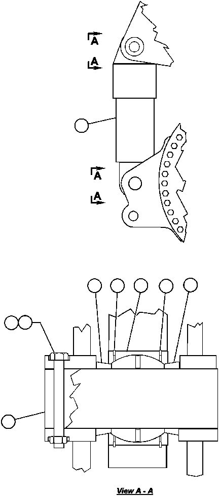 REAR SUSPENSION ASSEMBLY (SEE INDEX) EH3801 KOMATSU