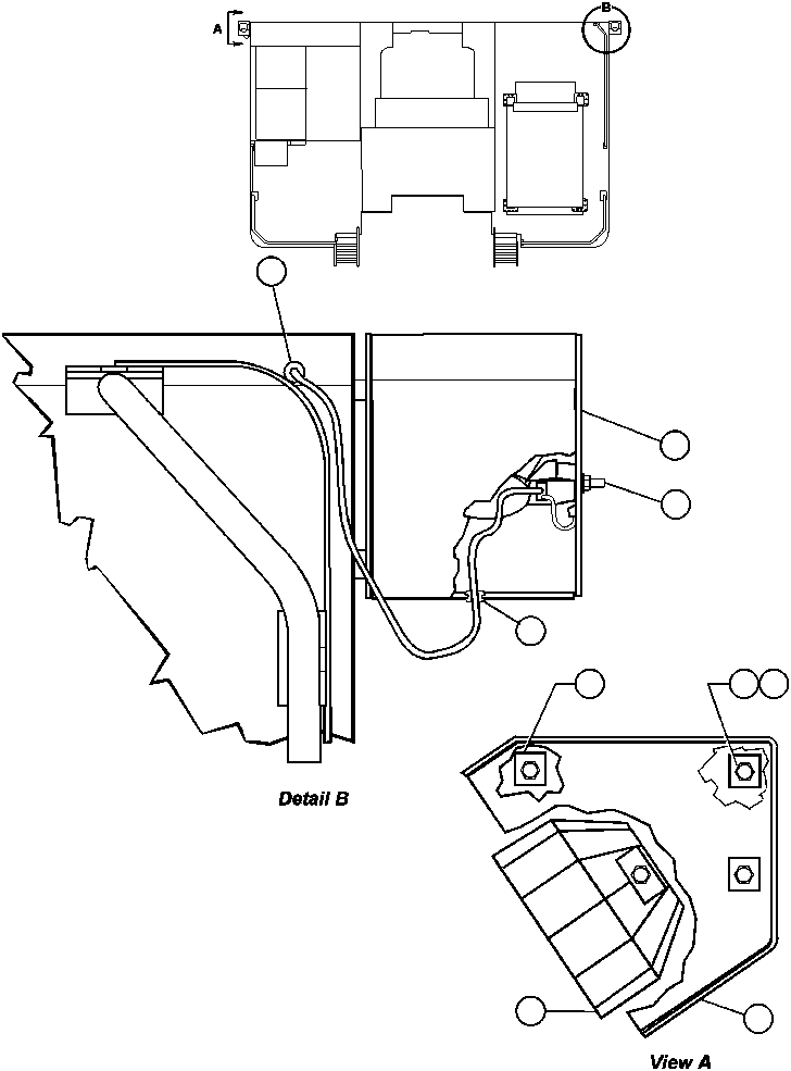 BACKUP LIGHT ASSEMBLY (SEE FIG 55733) AK3326 KOMATSU