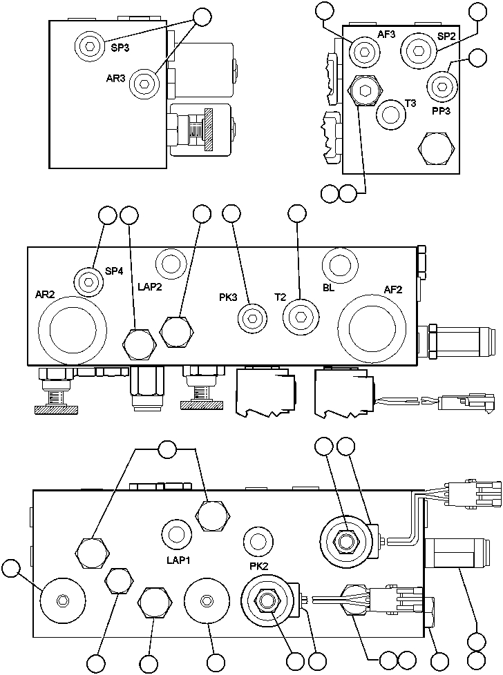 VALVE, PRESSURE REDUCTION BF2844 KOMATSU