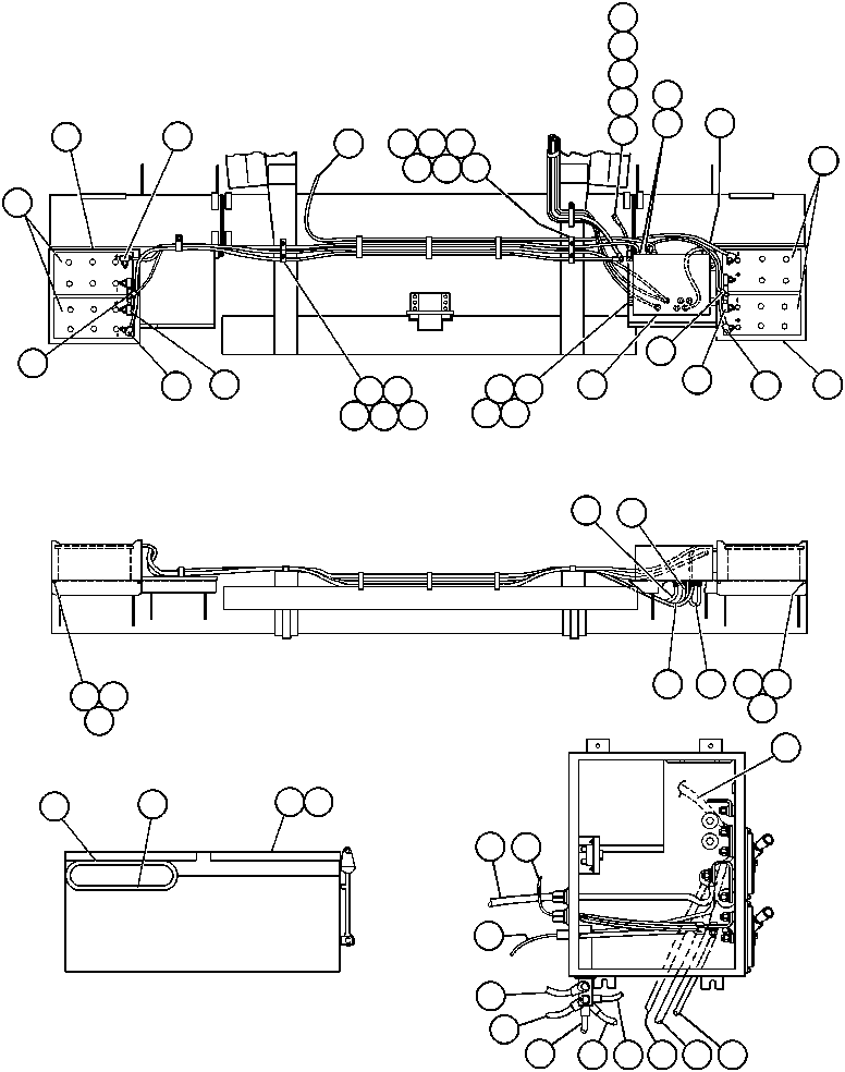 Провод аккумулятора CH3004 KOMATSU