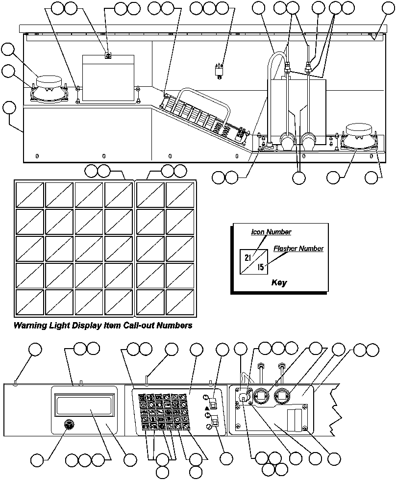 PANEL, OVERHEAD SM5335 KOMATSU