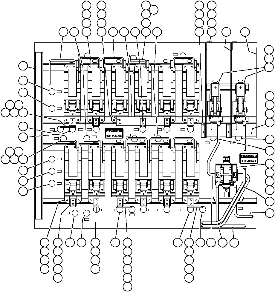 Кабель - 7J3 CH2580 KOMATSU