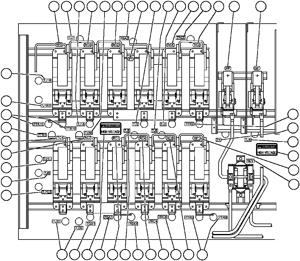 Табличка - 7TR1 EC1888 KOMATSU