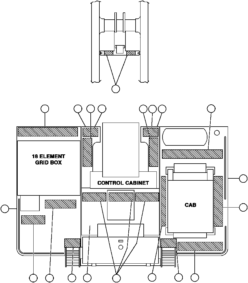 DECK, CENTER EG8725 KOMATSU