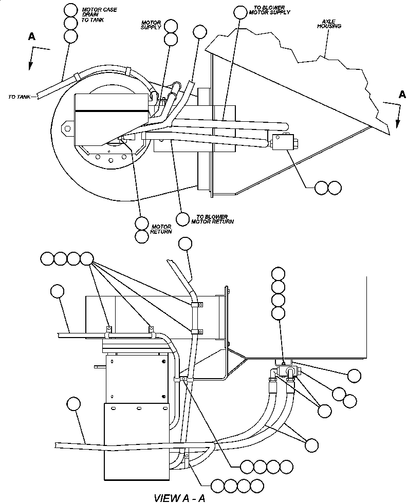 Шланг HA7464 KOMATSU