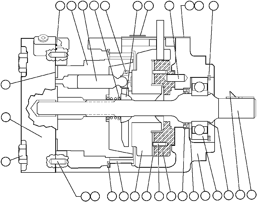 HOUSING, MOTOR (1) BF0551 KOMATSU