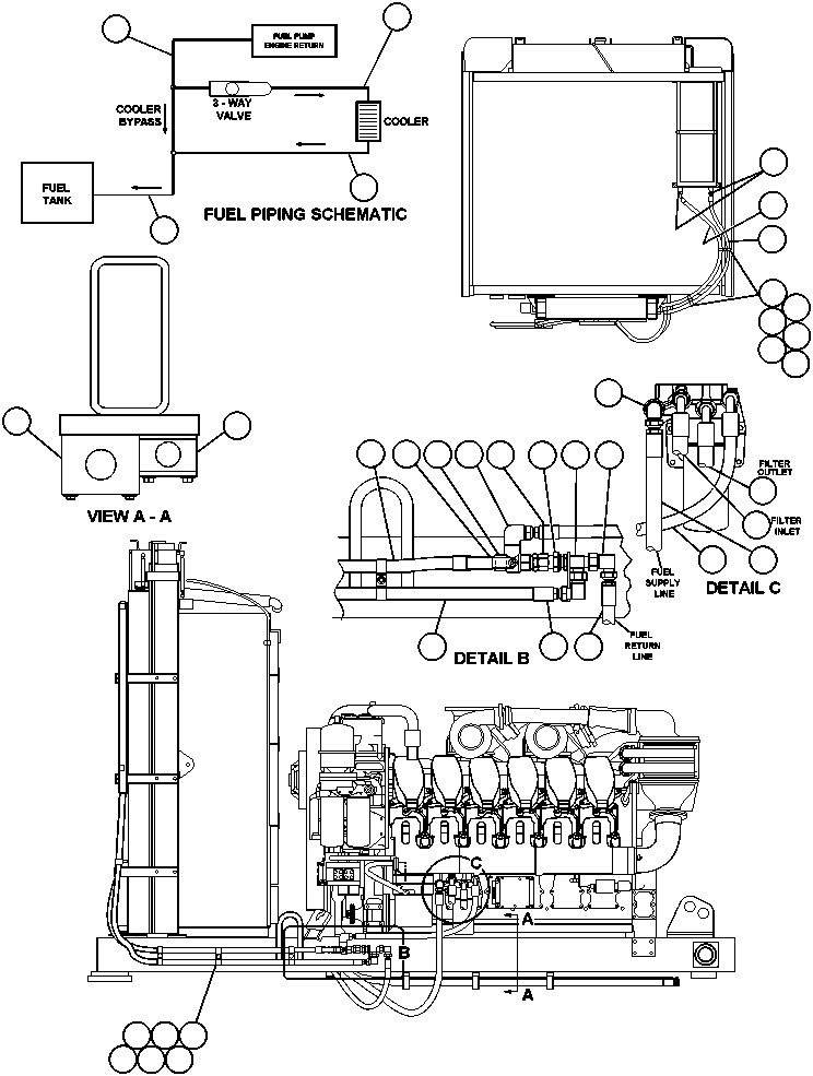 VALVE, 3 WAY PC0312 KOMATSU