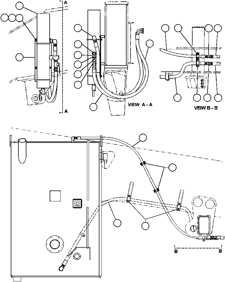 HOSE - FUEL SUPPLY VH7191 KOMATSU