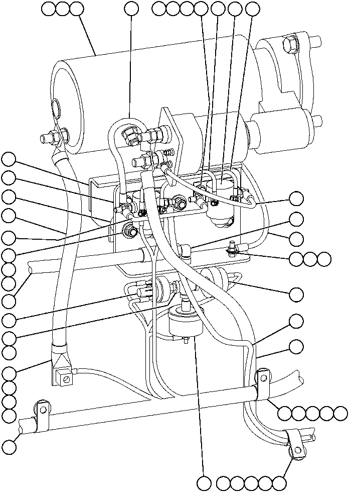 Резиновая опора PC0166 KOMATSU