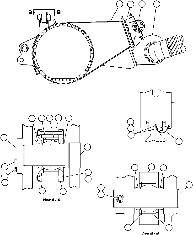 HOUSING, AXLE EG0168 KOMATSU