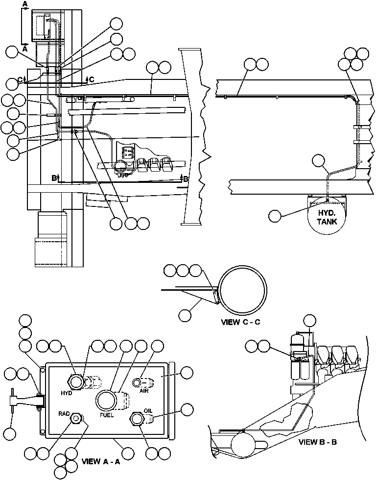 Трубка EB7574 KOMATSU