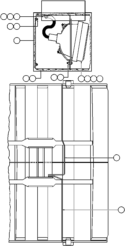 ADAPTOR, LIGHT BODY EH1105 KOMATSU