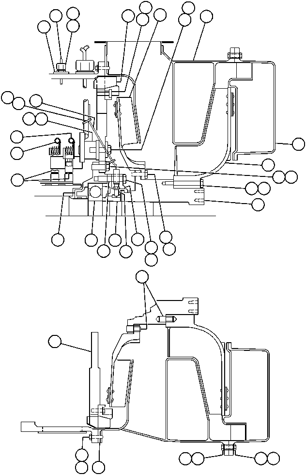 Гайка BF4185 KOMATSU