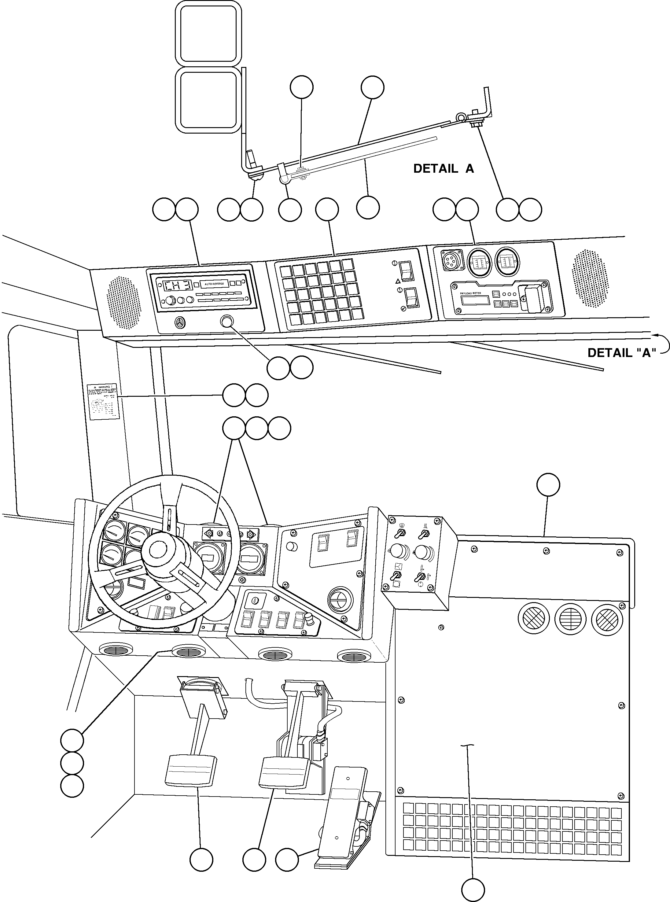 HARNESS, CAB OVERHEAD EG7491 KOMATSU
