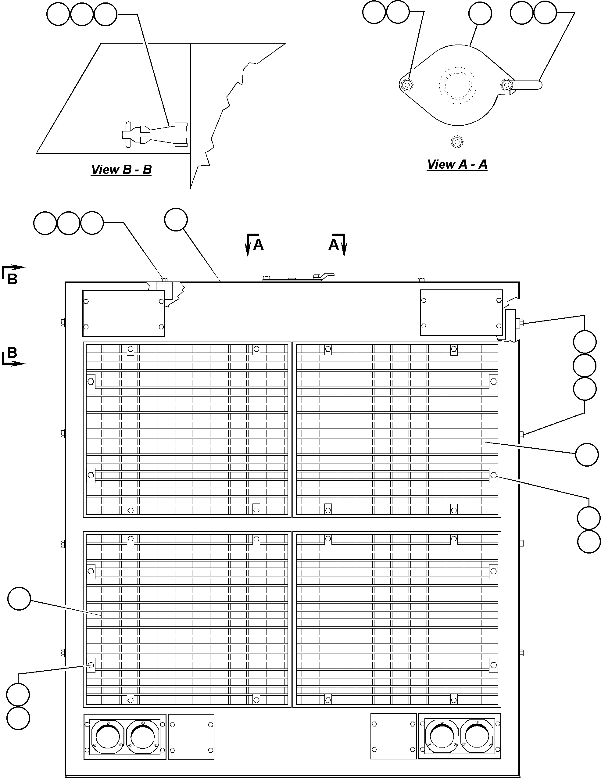 HOOD & GRILLE EH3084 KOMATSU