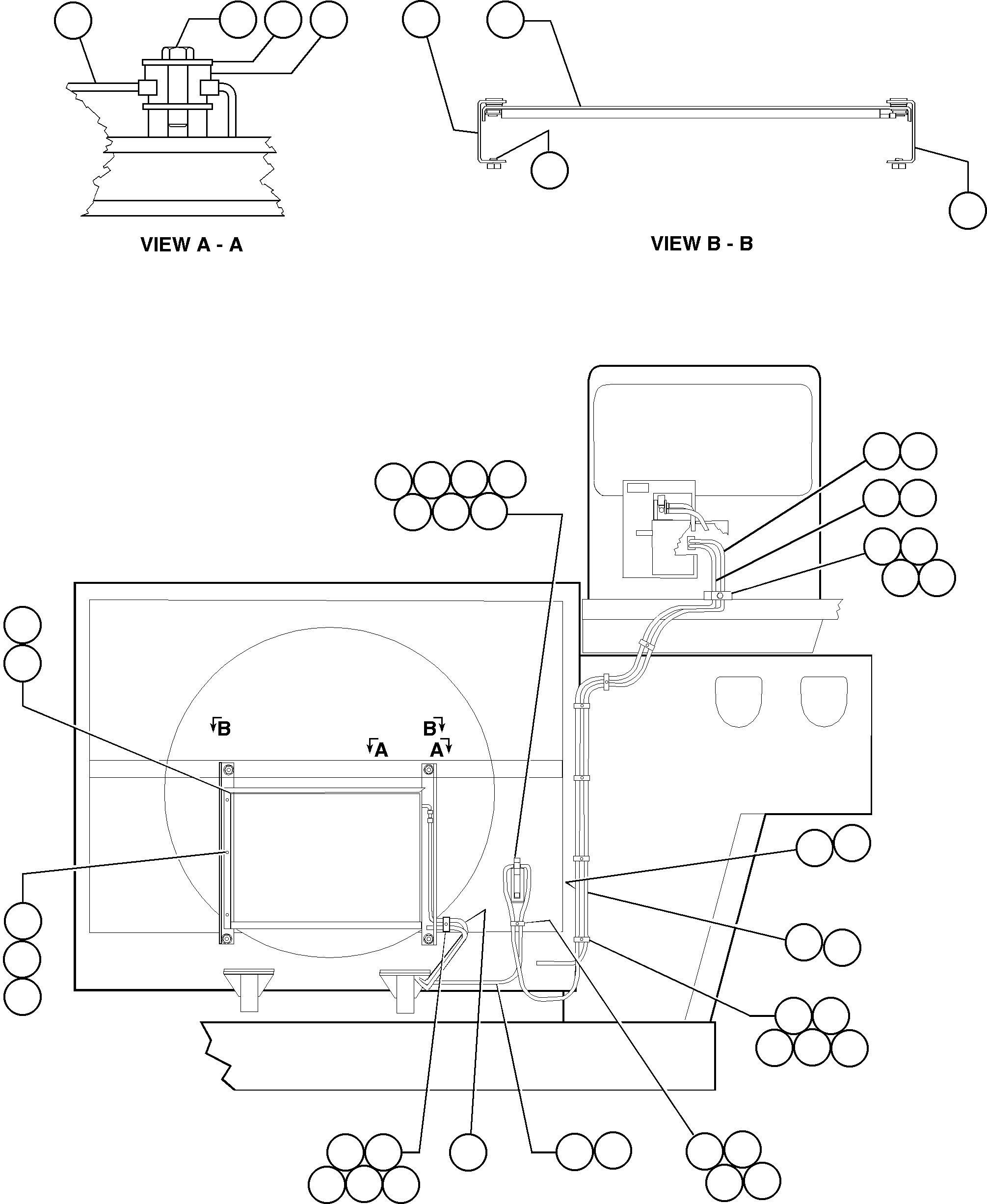 MOUNT, CONDENSER EH2146 KOMATSU