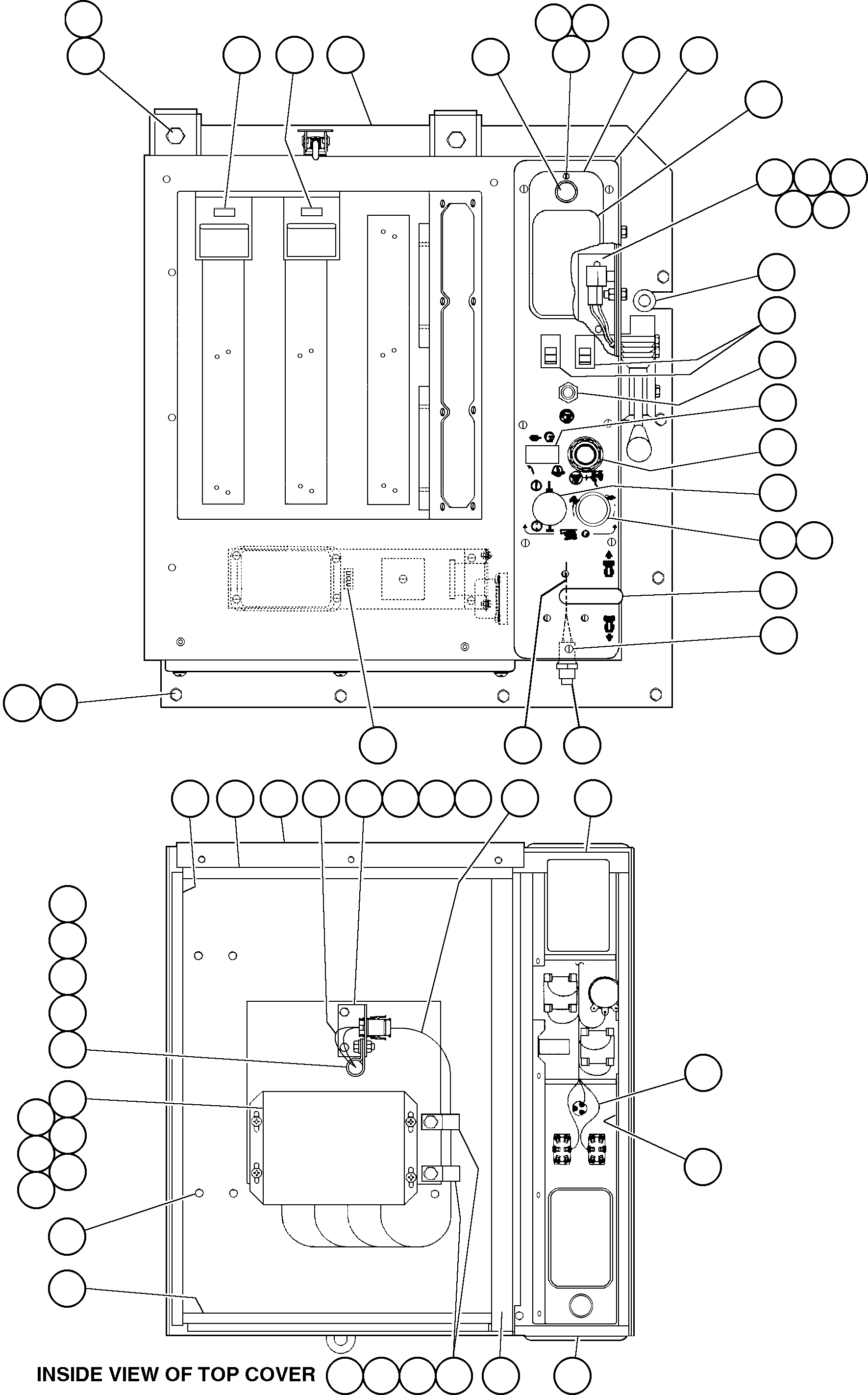 HARNESS, BUDDY SEAT INTERNAL EF7494 KOMATSU