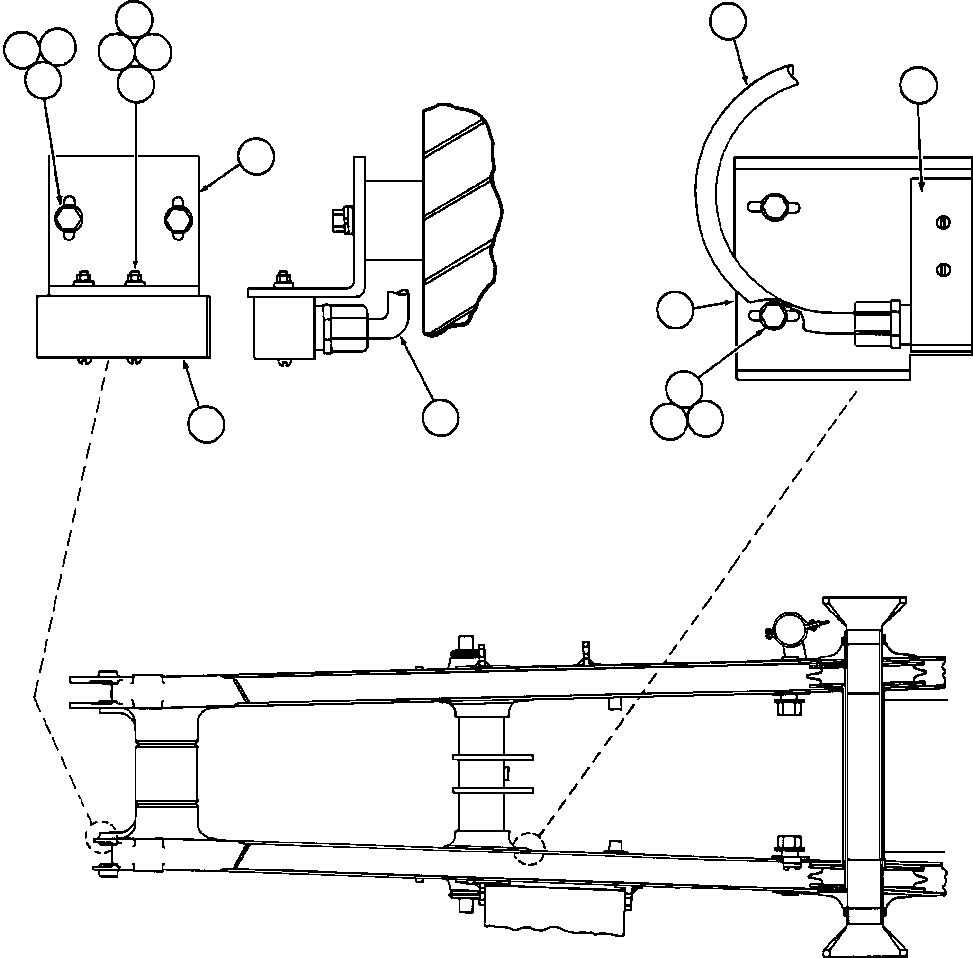 HARNESS - RIGHT FRAME RAIL EH7355 KOMATSU