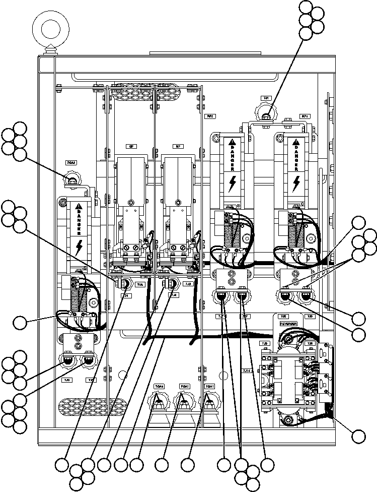Кабель - 7J2 CH3907 KOMATSU