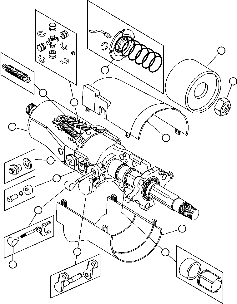KIT, U-JOINT BF4355 KOMATSU