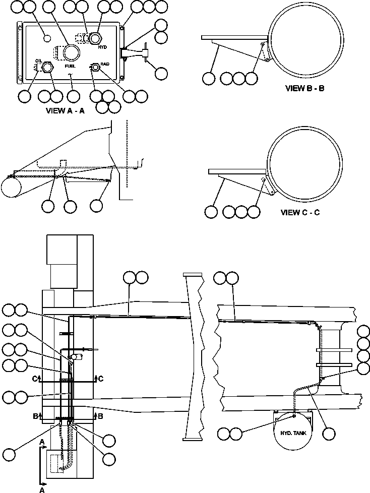 Трубный фитинг TF6989 KOMATSU