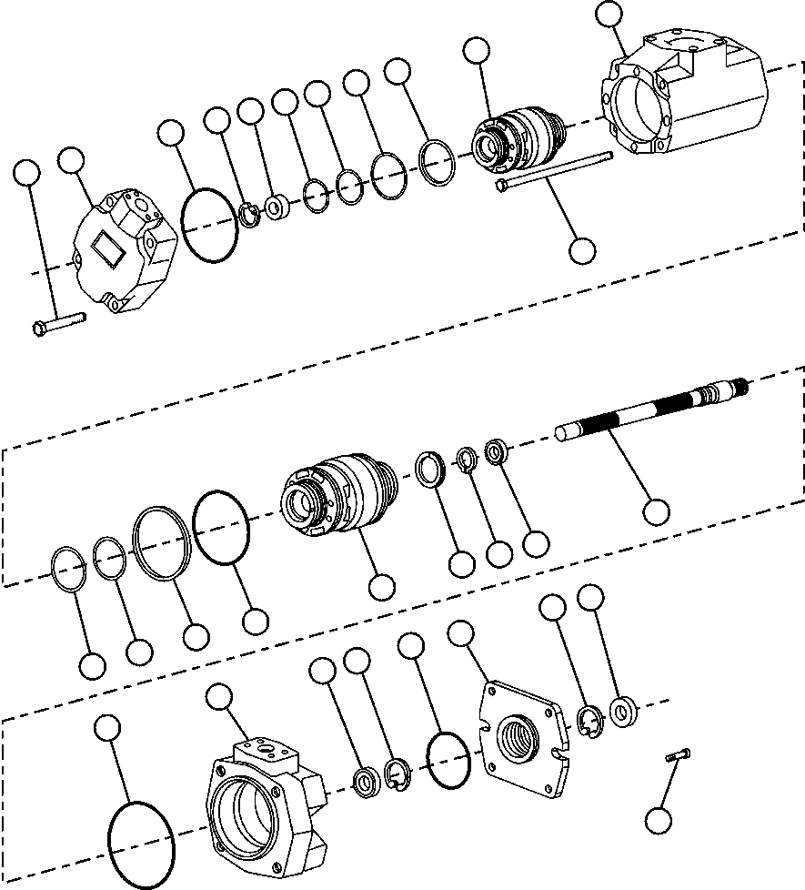 NOTE: (1) INCLUDED IN BF4669 SEAL KIT. BF4669 KOMATSU