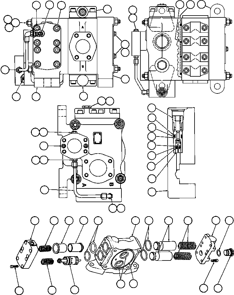 INLET SECTION ASSEMBLY VE7623 KOMATSU