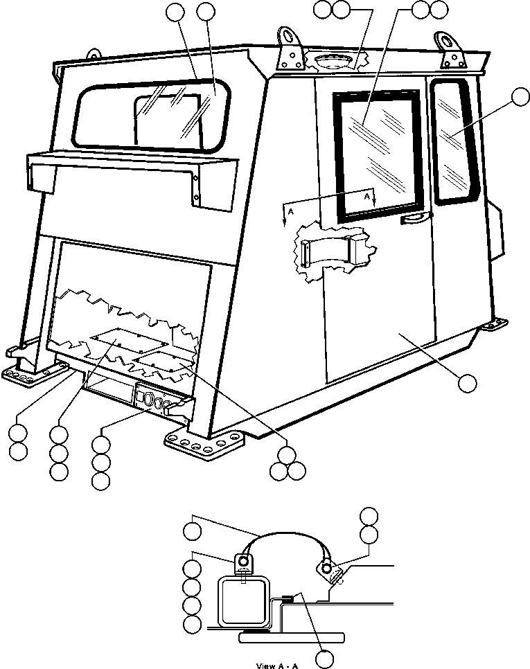 BRACKET, FENDER (1) PB3850 KOMATSU