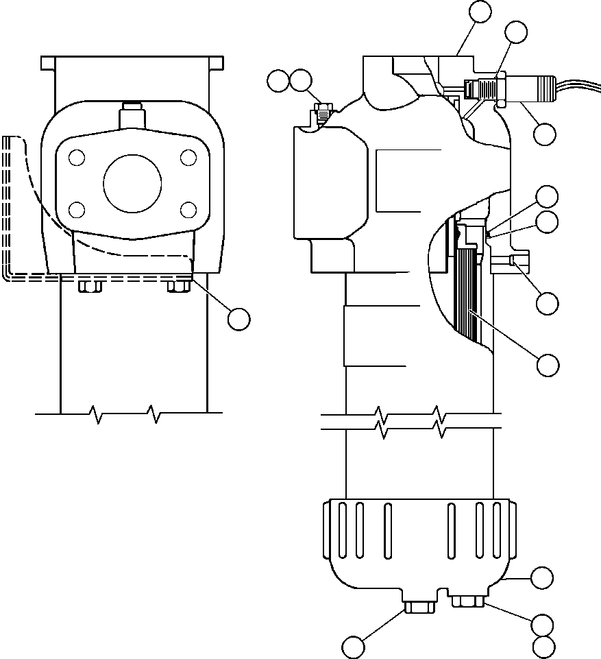 CAP, FILTER BF2199 KOMATSU
