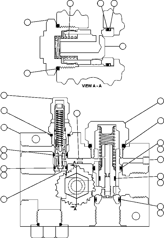 Запорный элемент клапана BF4585 KOMATSU