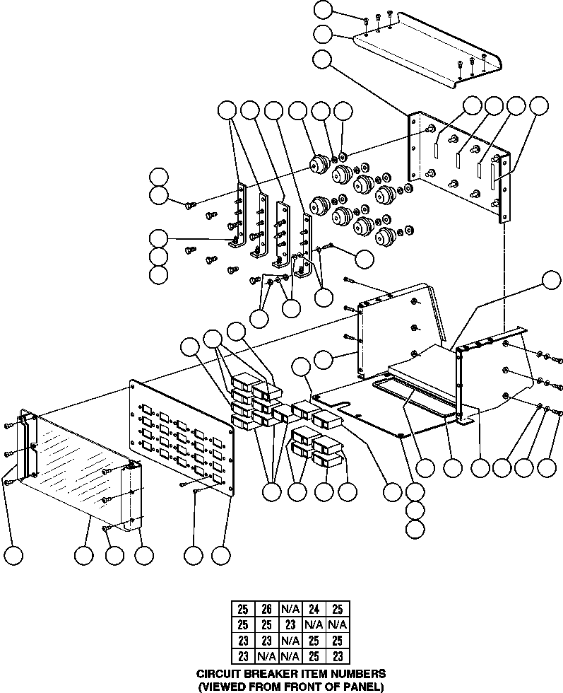 PLATE, BREAKER MOUNTING SM6074 KOMATSU