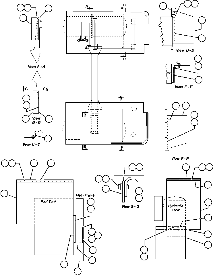 Опора EG2061 KOMATSU
