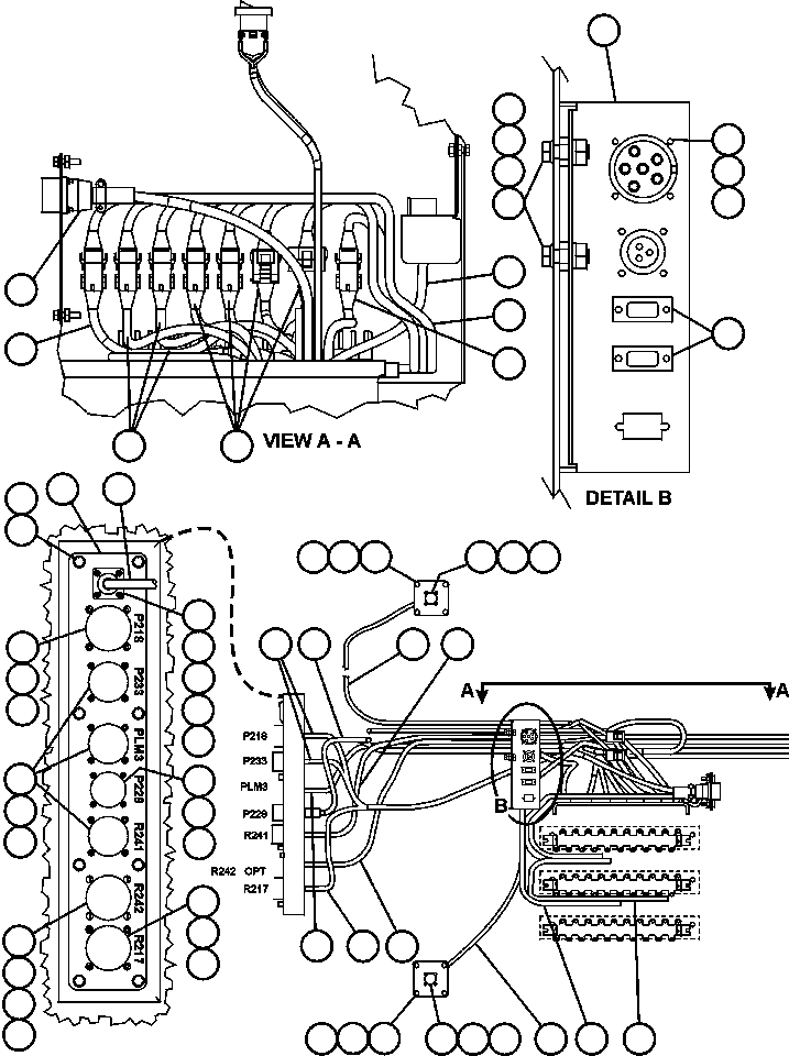 HARNESS, ENGINE DIAGNOSTIC EJ6457 KOMATSU
