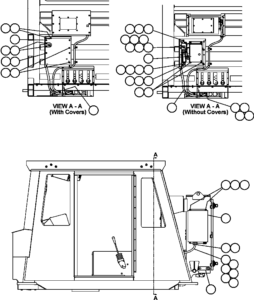 ADAPTER, SPEEDOMETER/CAB HARNESS EJ9252 KOMATSU