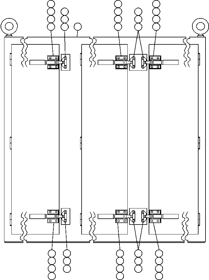 CABINET STRUCTURE, CONTROL EJ9356 KOMATSU