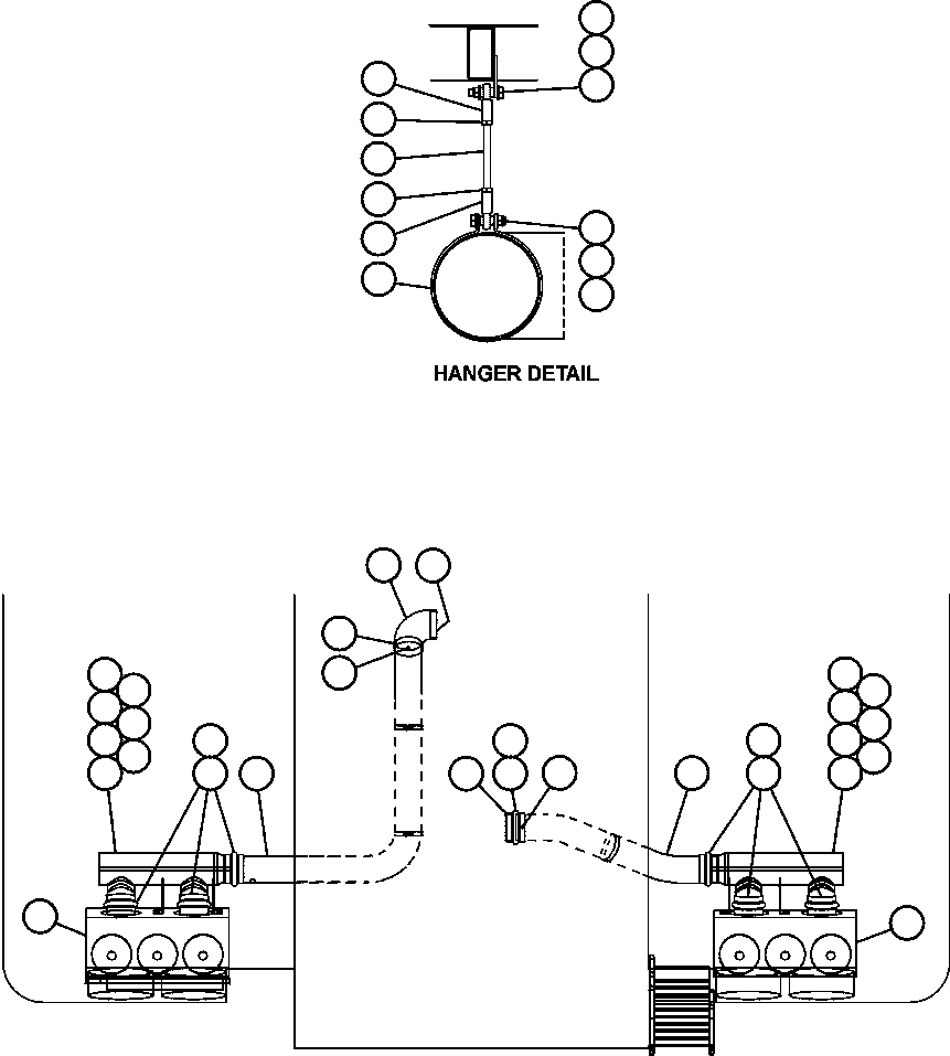 HOSE, HUMP VW7069 KOMATSU