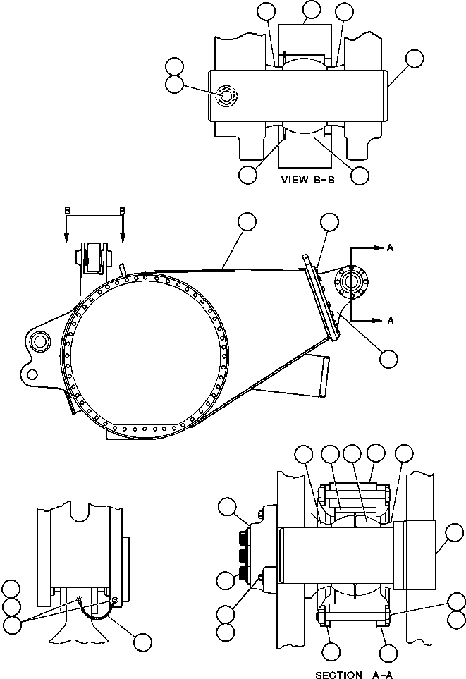 HOUSING, AXLE EK5676 KOMATSU