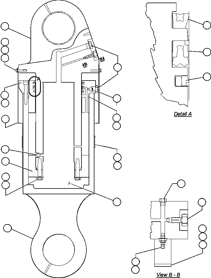 SEAL, ROD DOUBLE LIP - 10" (1) PB7812 KOMATSU