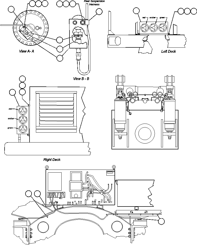 LIGHT HOUSING ASSM - L.H. (SEE FIG 55096) EF8673 KOMATSU
