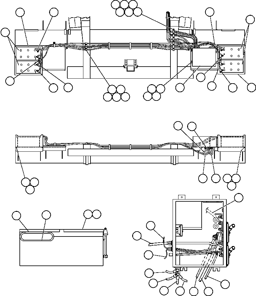 Провод аккумулятора CH3401 KOMATSU