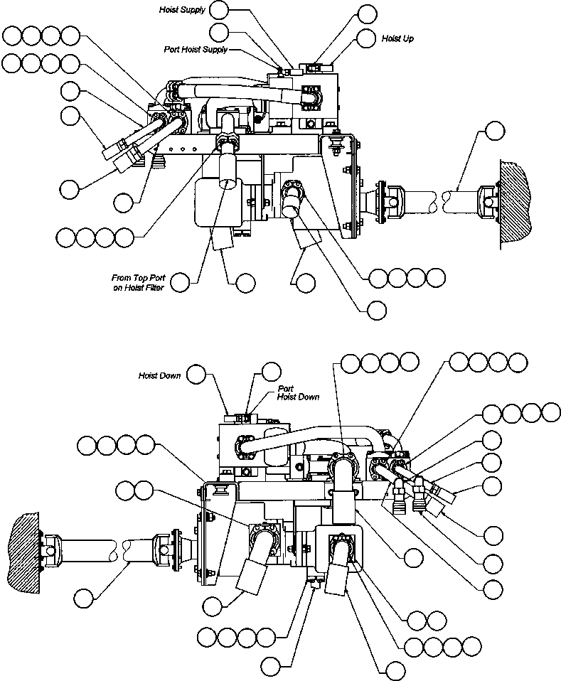 Хомут разрезного фланца VH6518 KOMATSU