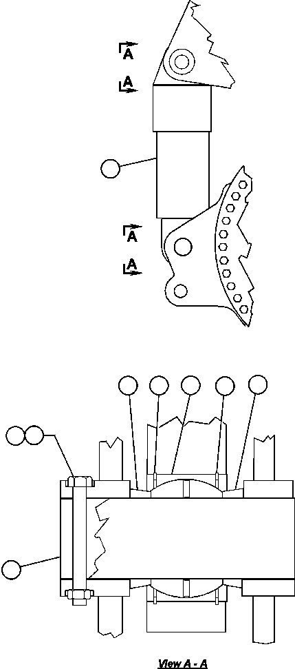 REAR SUSPENSION ASSEMBLY (SEE INDEX) EJ9950 KOMATSU