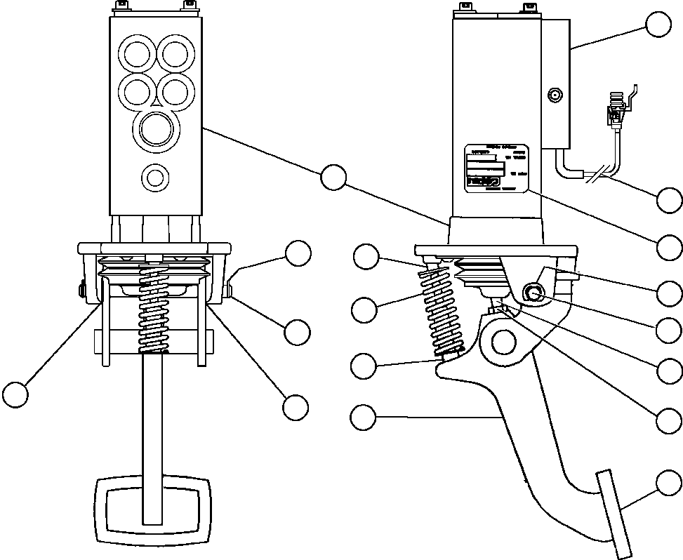 SWITCH, DIFFERENTIAL (SEE INDEX) BF4607 KOMATSU