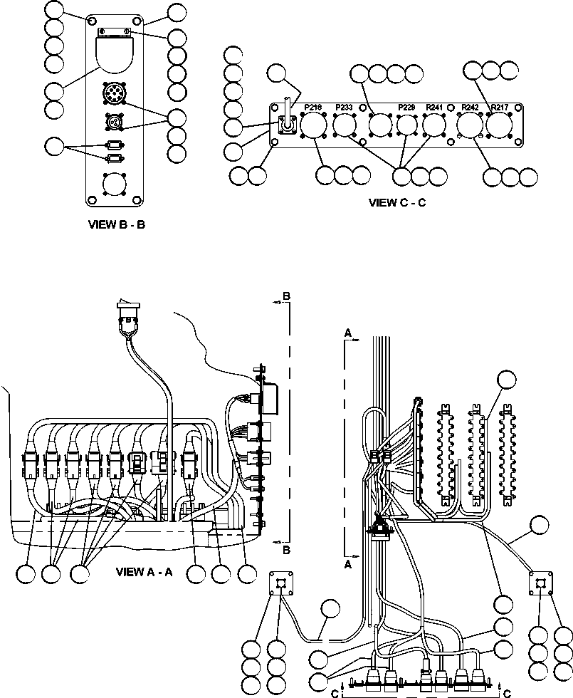 HARNESS, MAIN CAB EL6009 KOMATSU