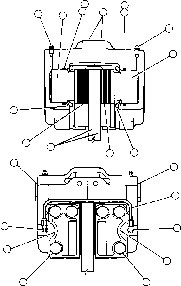O-RING (1)/(3)/(4) XA3848 KOMATSU