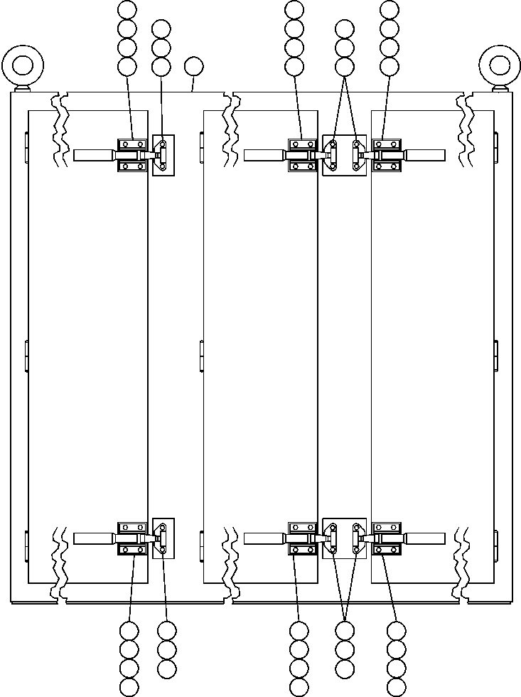 CABINET STRUCTURE, CONTROL EM8171 KOMATSU