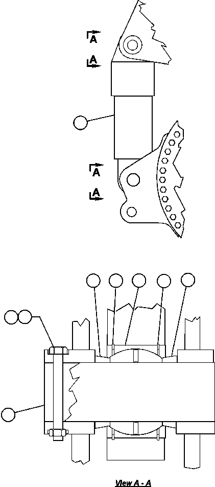 REAR SUSPENSION ASSM (SEE INDEX) EF5422 KOMATSU