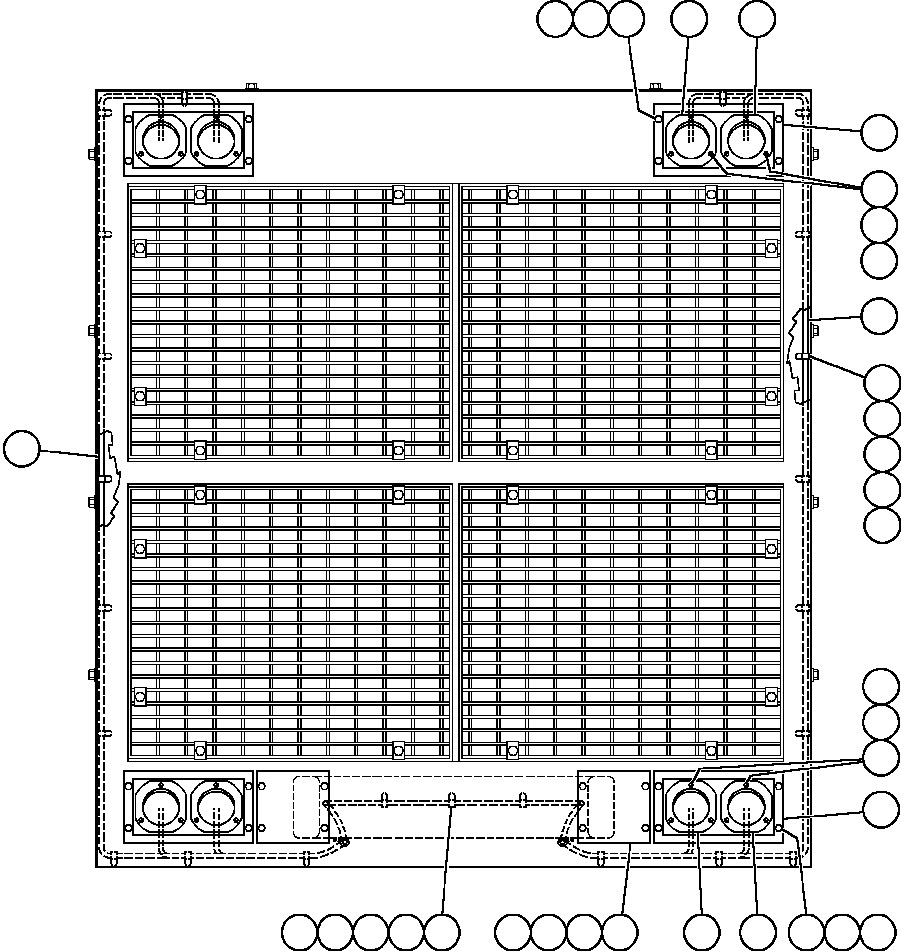 HIGH BEAM LIGHT ASSM (SEE FIG 55228) AK3827 KOMATSU