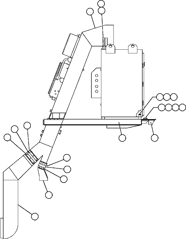 DUCT, INLET EG2806 KOMATSU